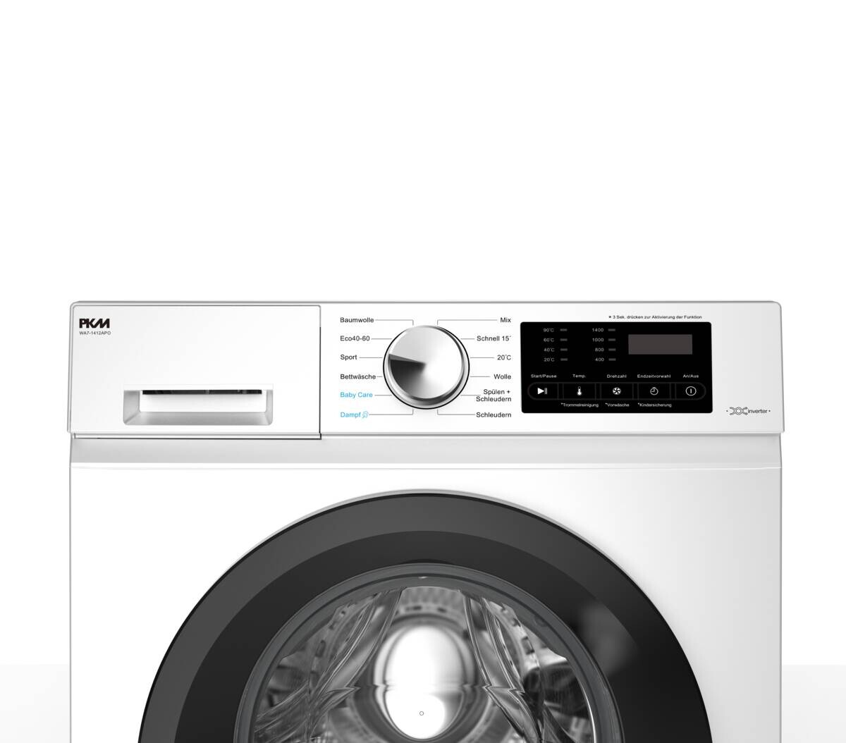 PKM Waschmaschine weiß B/H/T: ca. 59,5x85x44 cm ca. 7 kg