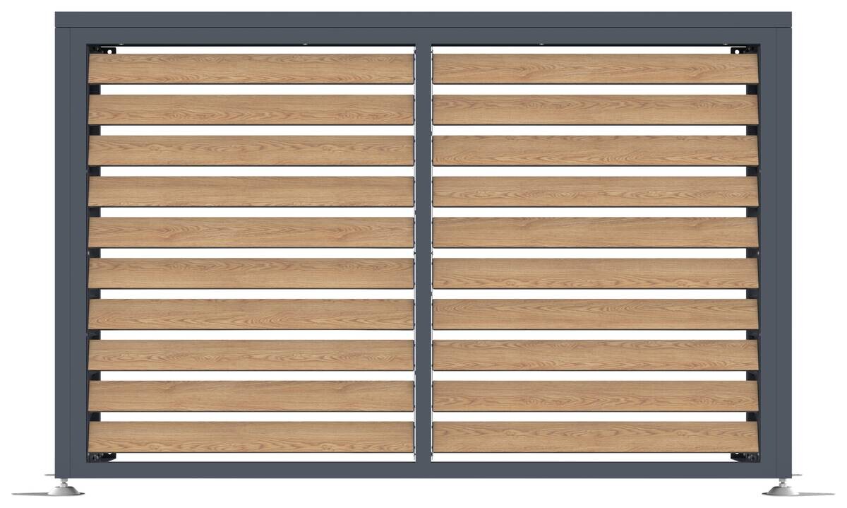 Westmann Verkleidung Wärmepumpe Boxa Holzoptik B/H/L: ca. 140x97x56 cm
