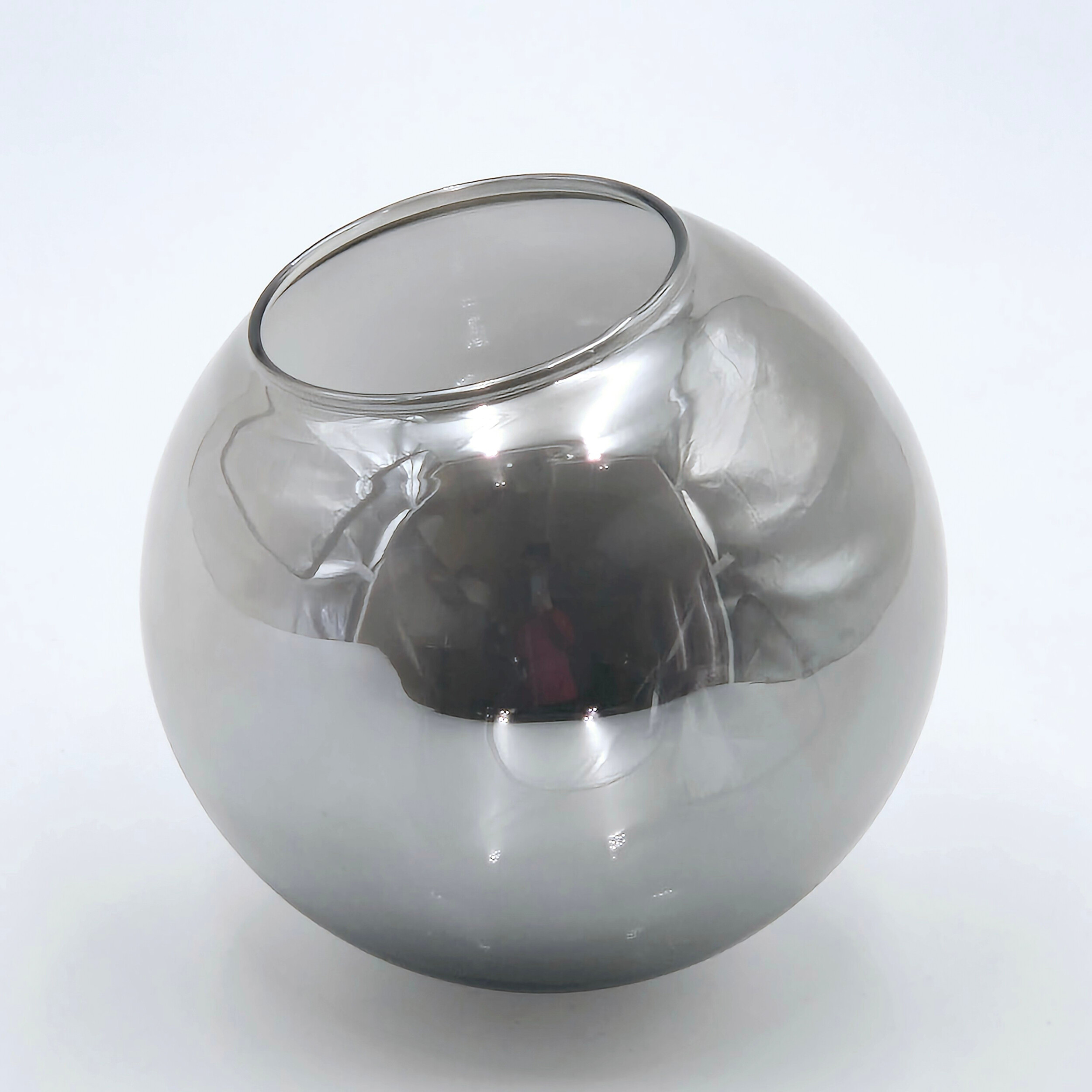 Lamkur Anbauleuchte Malena Chrom schwarz Glas Stahl B/H/L: ca. 64x20x64 cm E14 6 Brennstellen