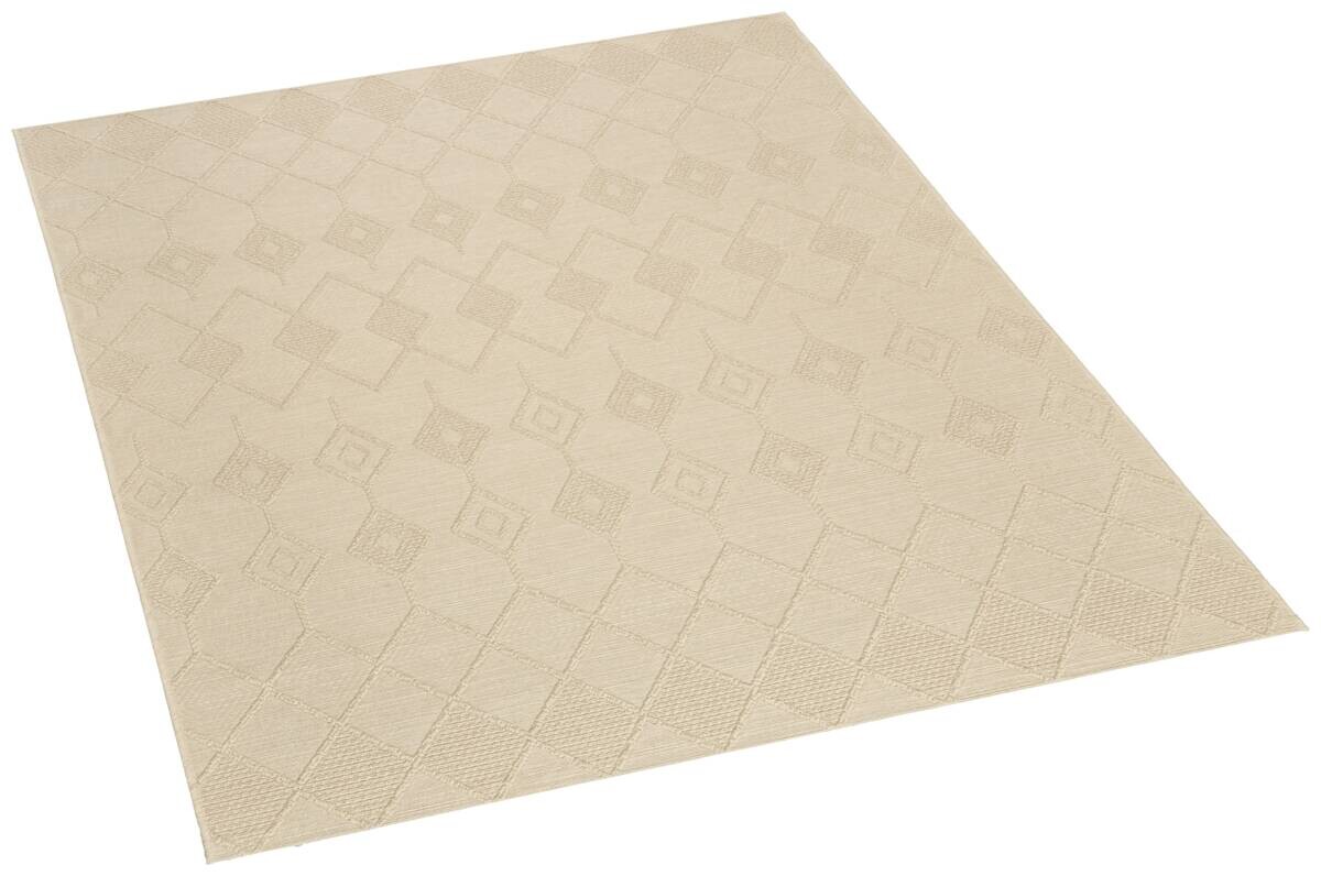 Flachwebteppich Jersey Home creme B/L: ca. 160x230 cm