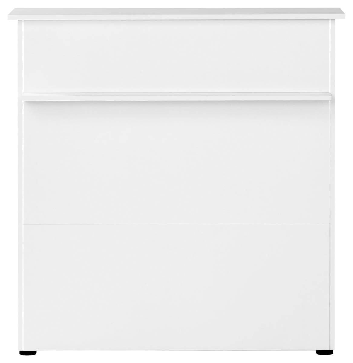 Konsolentisch Serie 400 weiß matt B/H/T: ca. 107x111x44 cm