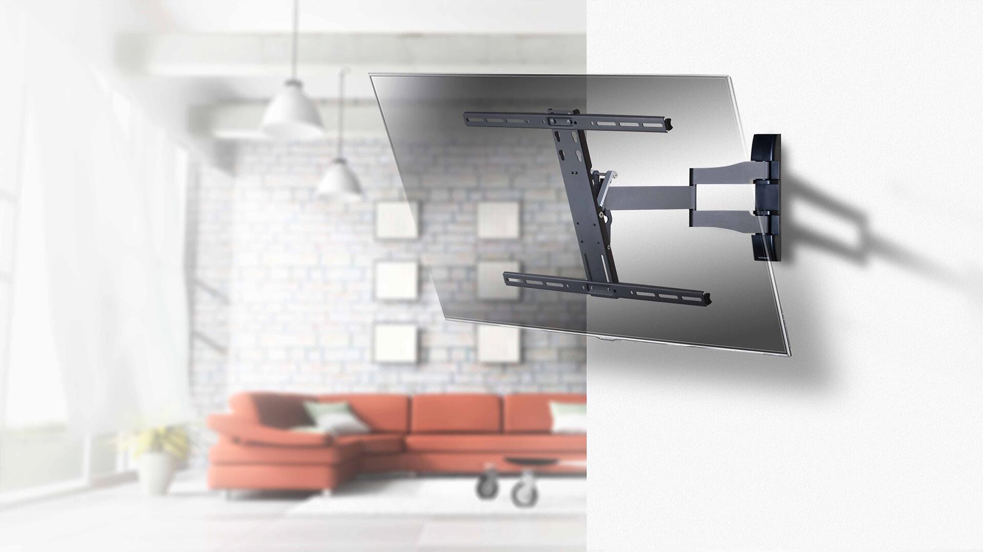 VCM TV-Wandhalterung grau