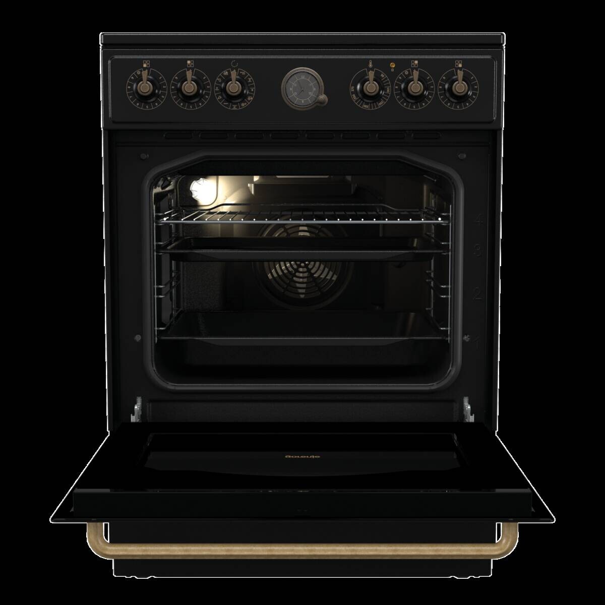 Gorenje Stand-Elektroherd GECS6B70CLB schwarz B/H/T: ca. 60x85x60 cm