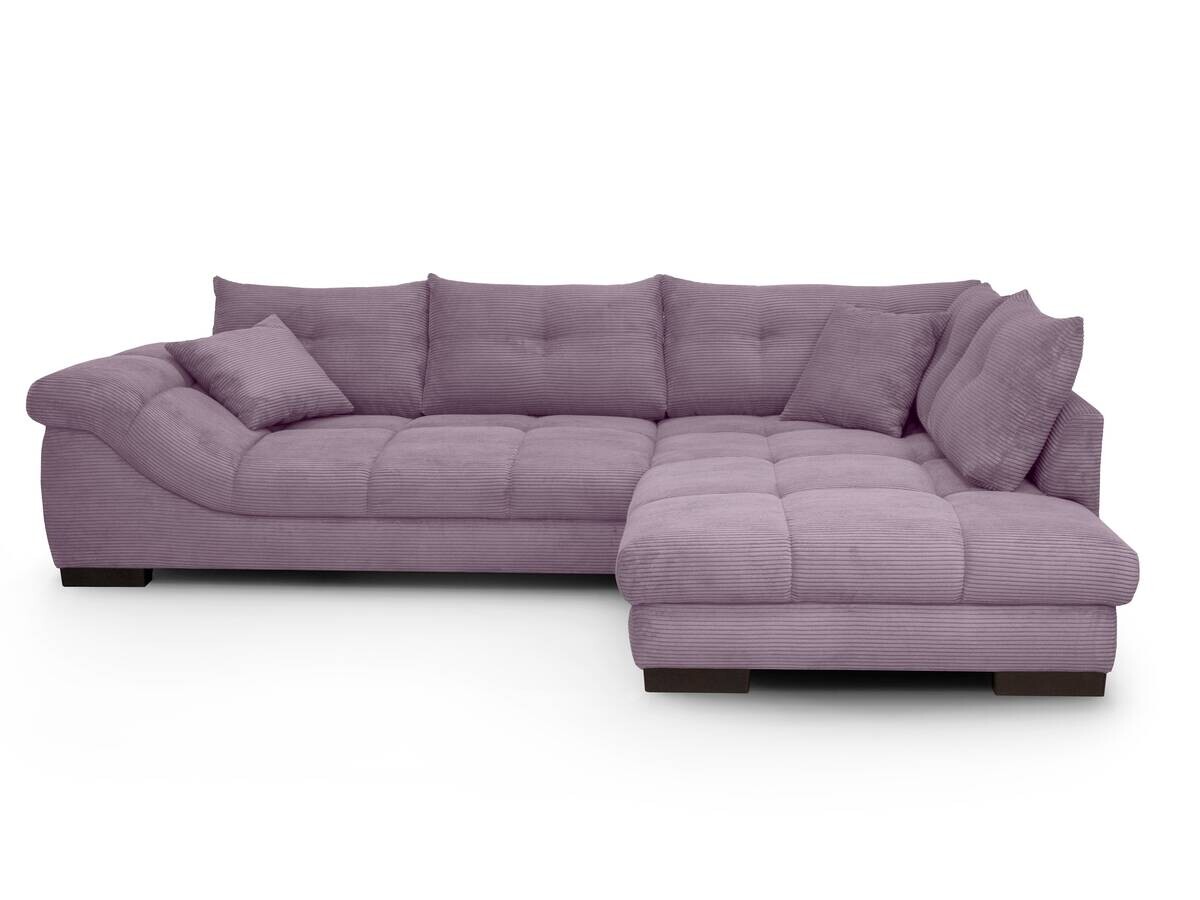 Ecksofa flieder Microfaser B/H/T: ca. 318x92x227 cm