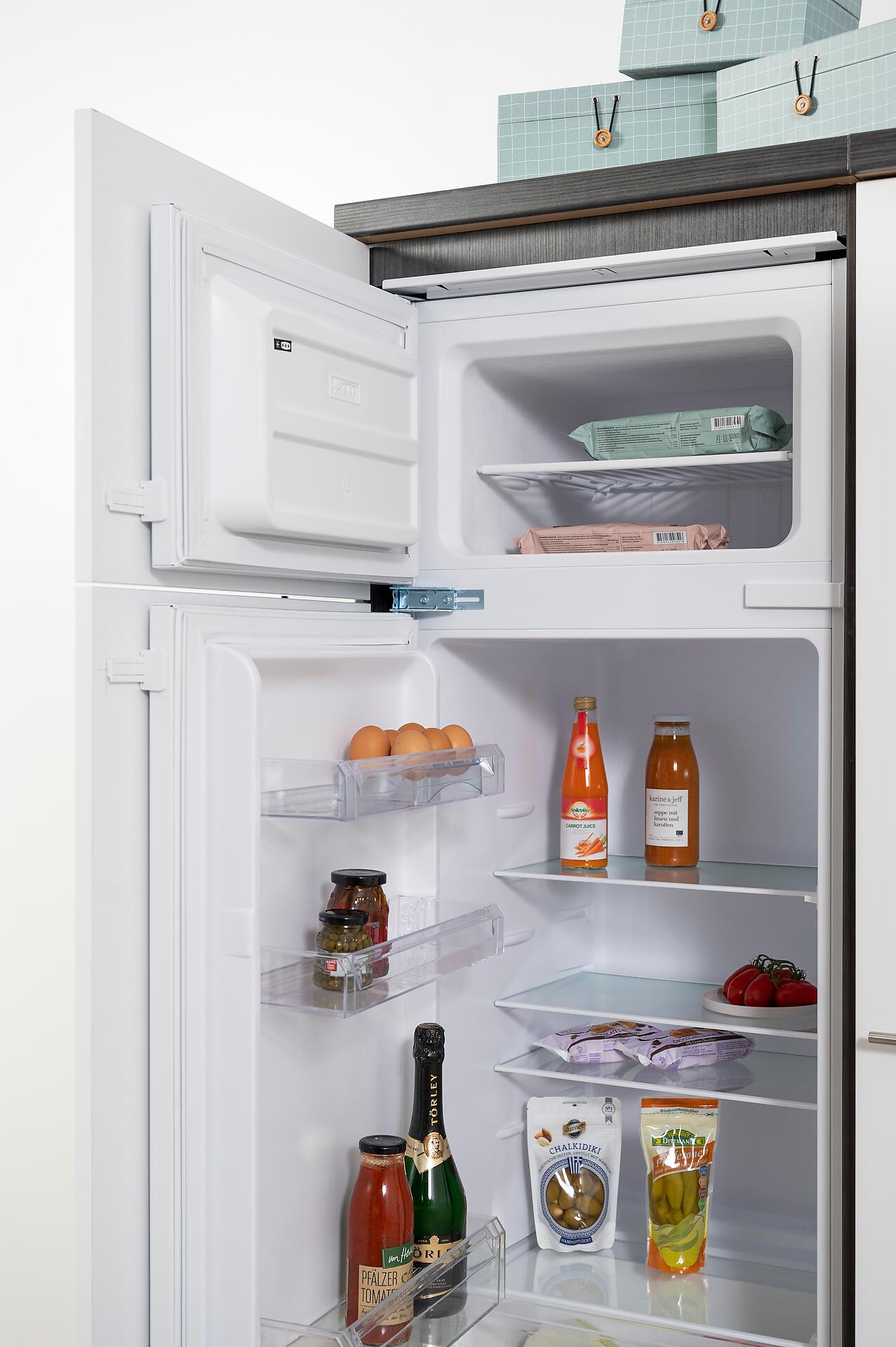 Respekta Küchenblock Premium weiß hochglänzend B/H/T: ca. 280x200x60 cm