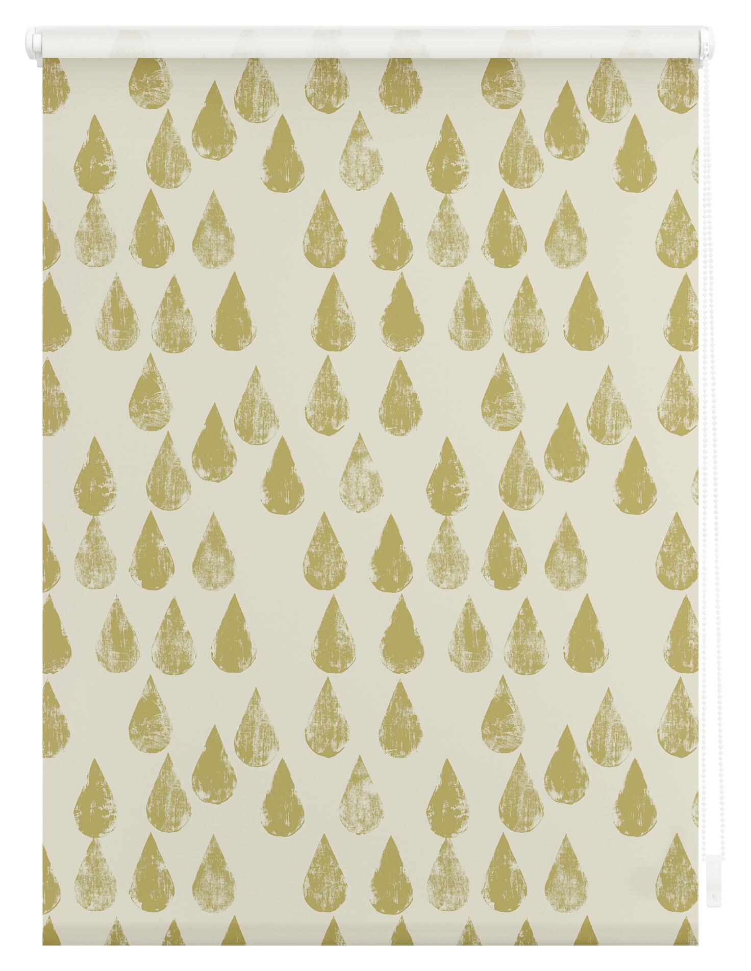 LICHTBLICK Rollo Golden Drops gold B/L: ca. 70x150 cm