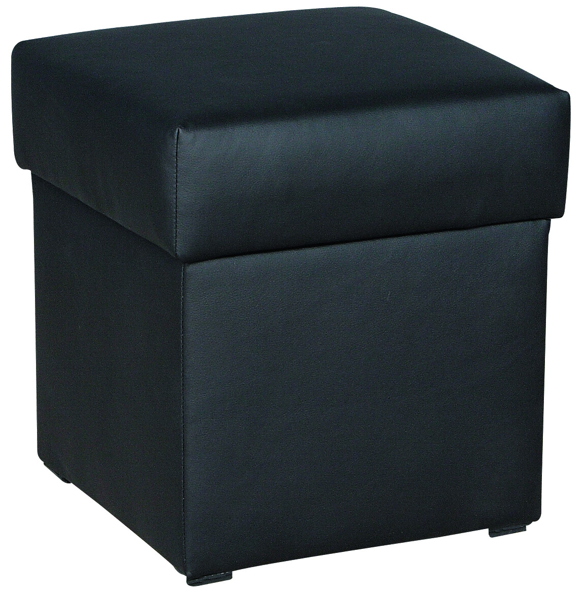 Hocker Anca schwarz B/H/T: ca. 41x43x42 cm