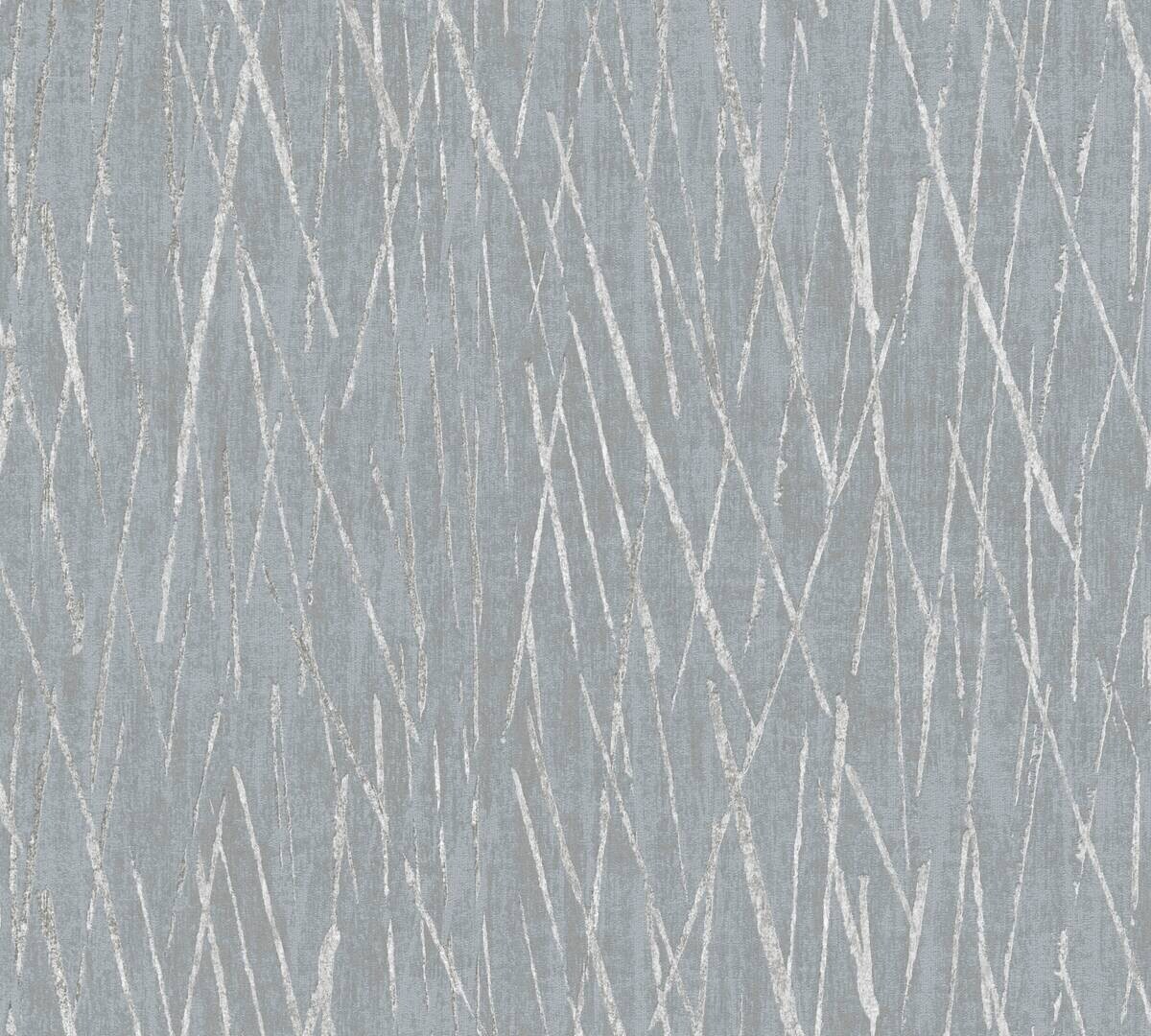 A.S.Creation Vliestapete silber grau B/H/D: ca. 53x1005x8,6 cm