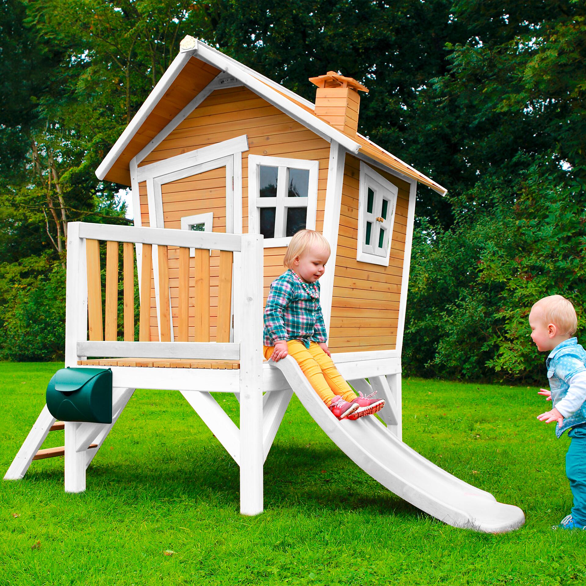 AXI Spielhaus Robin natur B/H/T: ca. 264x203x177 cm