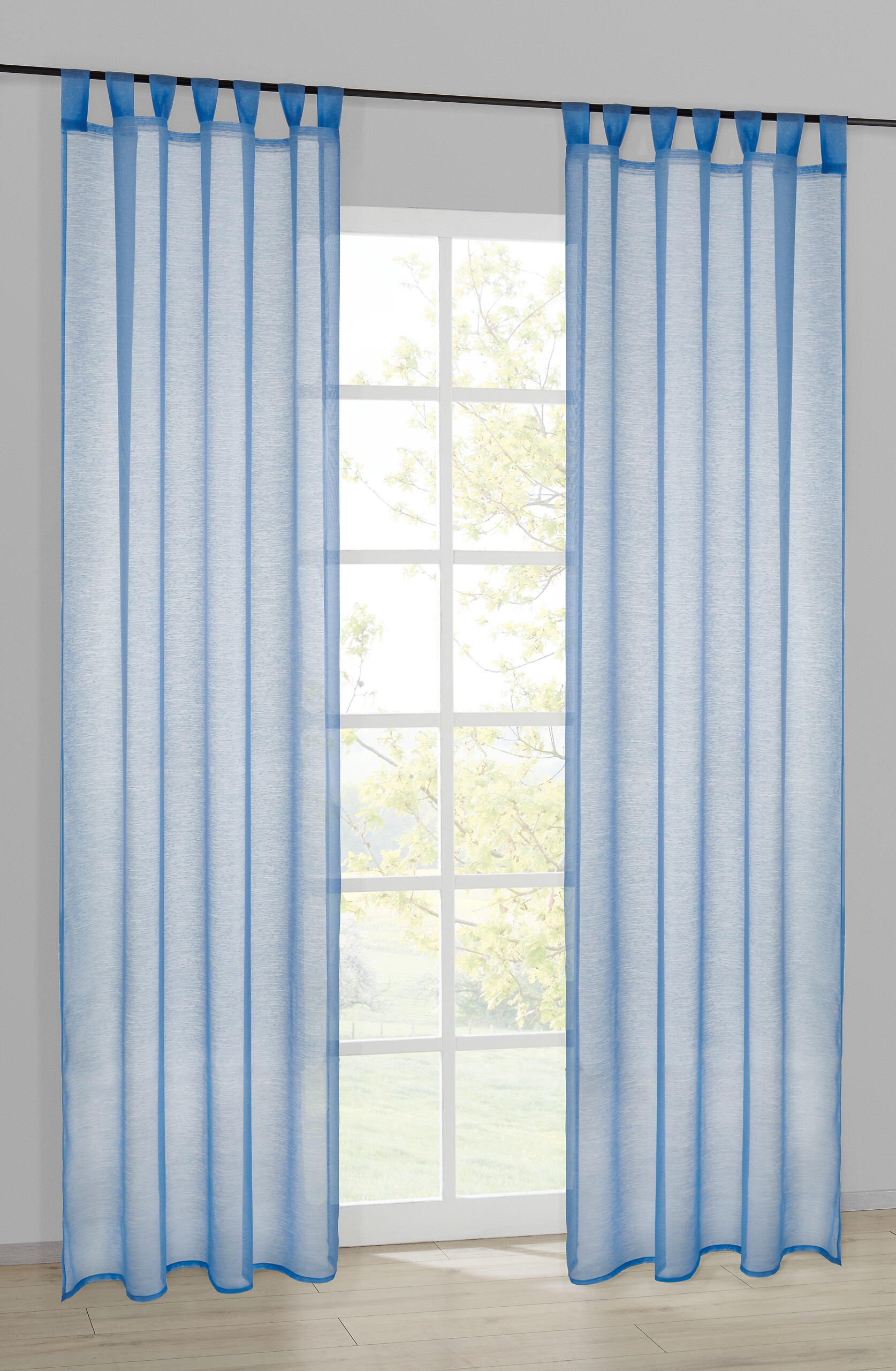 POCOline Kombivorhang Julia blau B/L: ca. 135x235 cm