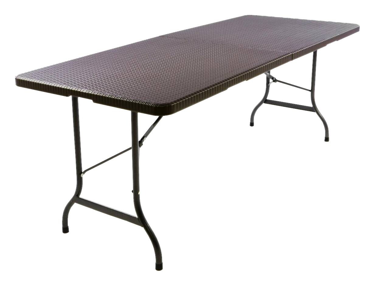 VCM Bierzeltgarnitur braun Metall L: ca. 180 cm