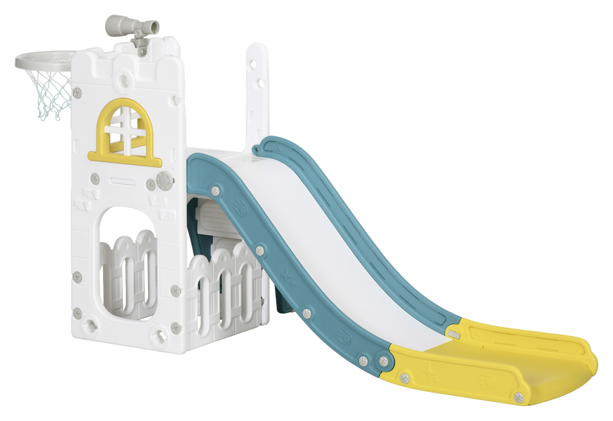 AIYAPLAY Kinderrutsche gelb B/H/L: ca. 177x92x70 cm