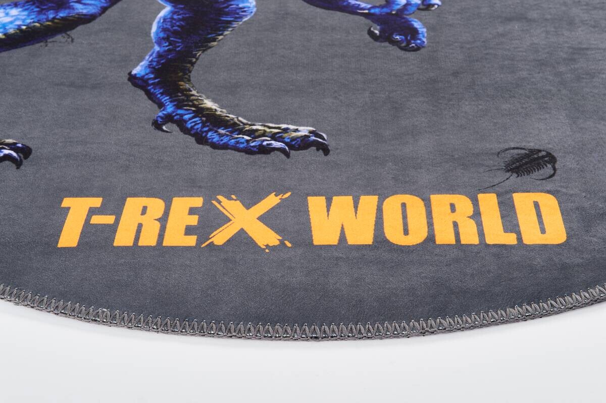 T-Rex World Kinderteppich blau D: ca. 100 cm
