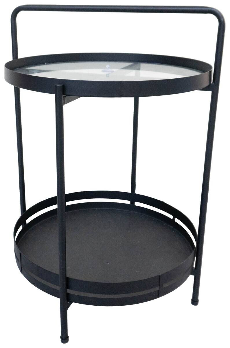 Beistelltisch Sabine schwarz H/D: ca. 60x40 cm