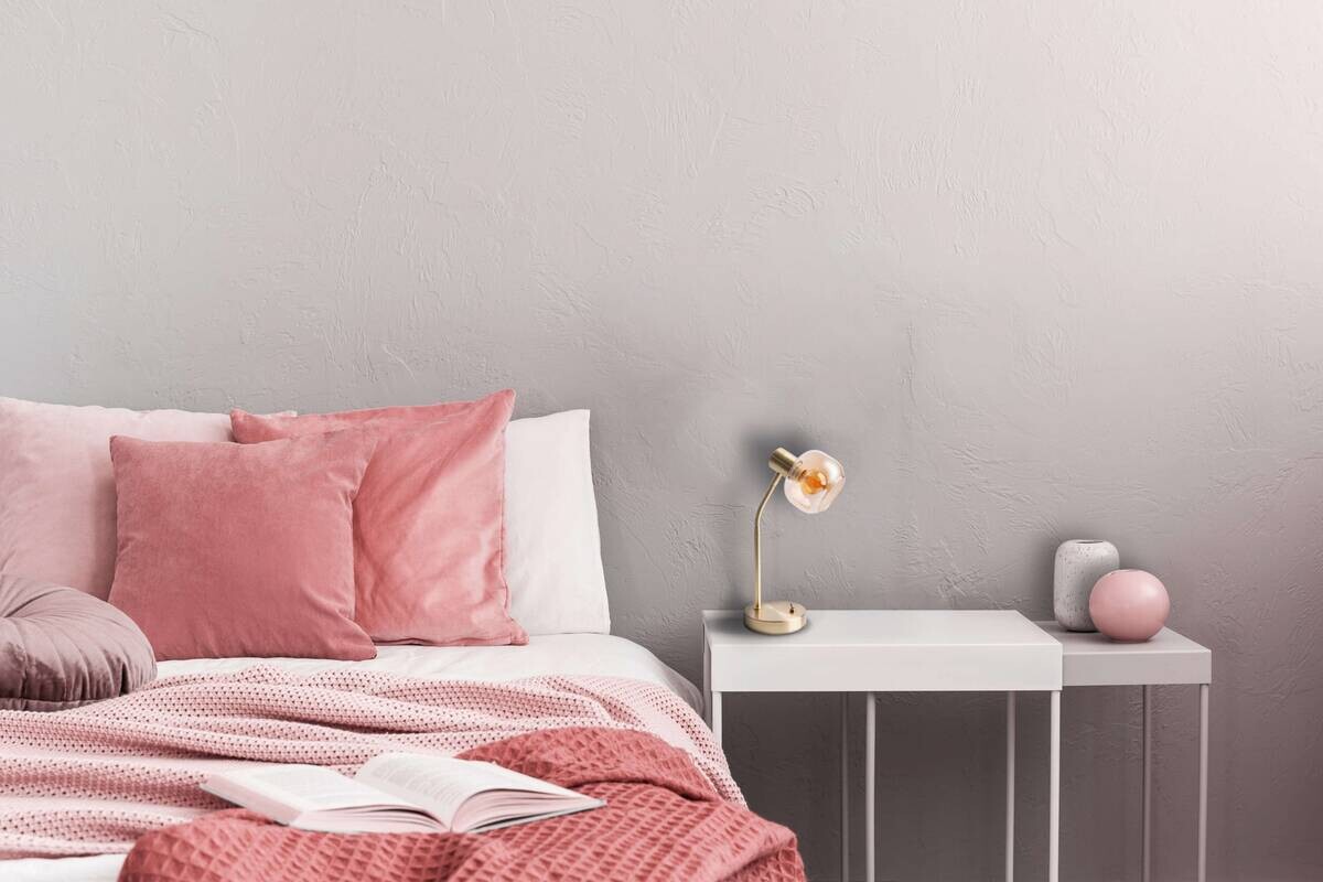 Näve Leuchten Tischleuchte 3190345 messing Glas Metall B/H/T: ca. 12x34x12 cm E14 1 Brennstellen