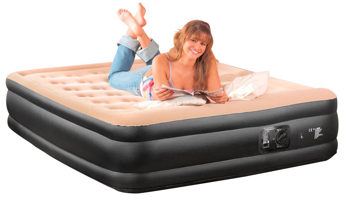 Happy People Luftbett anthrazit B/H/L: ca. 157x47x203 cm