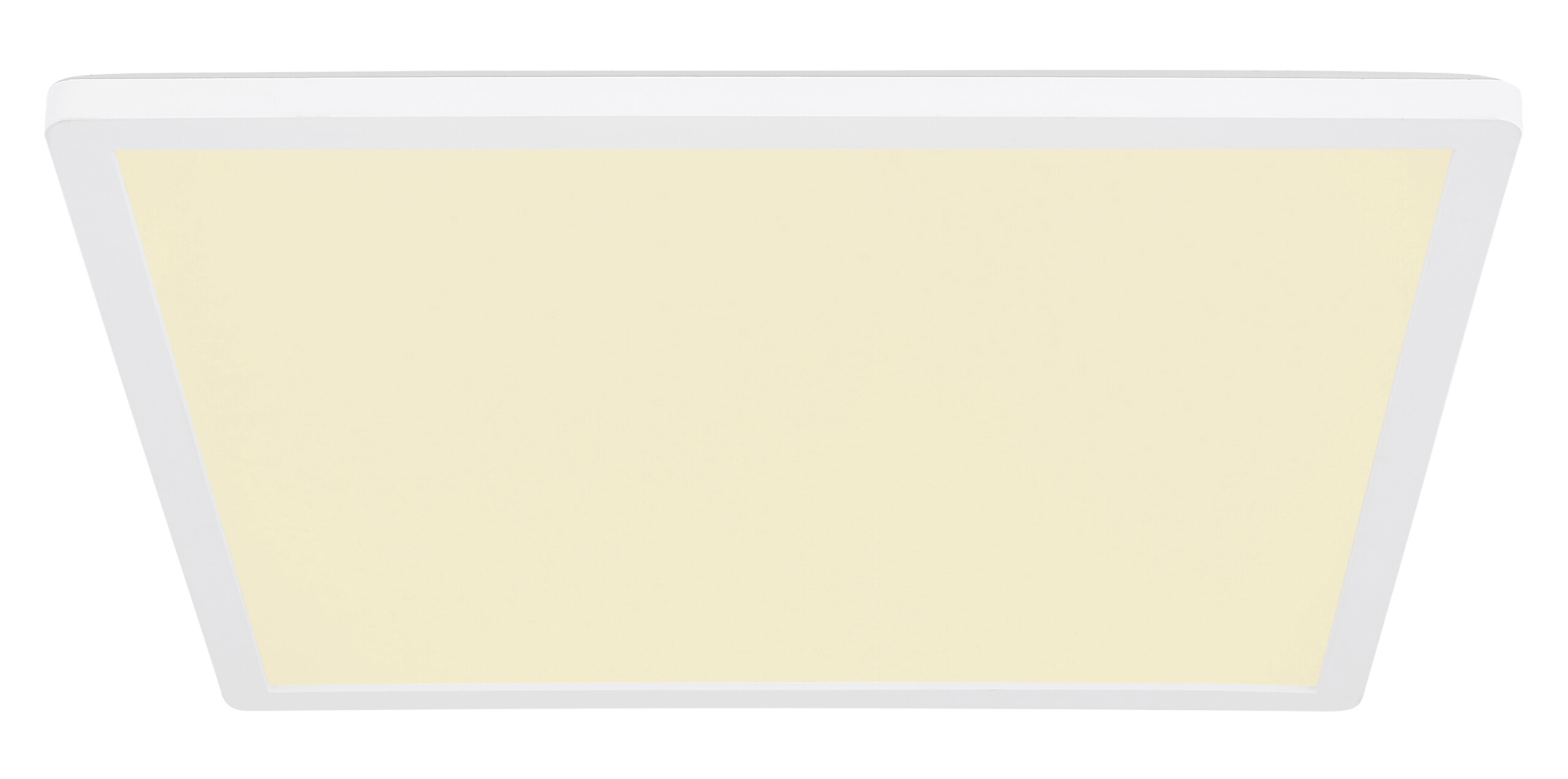 GLOBO Deckenleuchte SAPANA 41563-24W weiß Opal Kunststoff B/H/L: ca. 42x2,5x42 cm