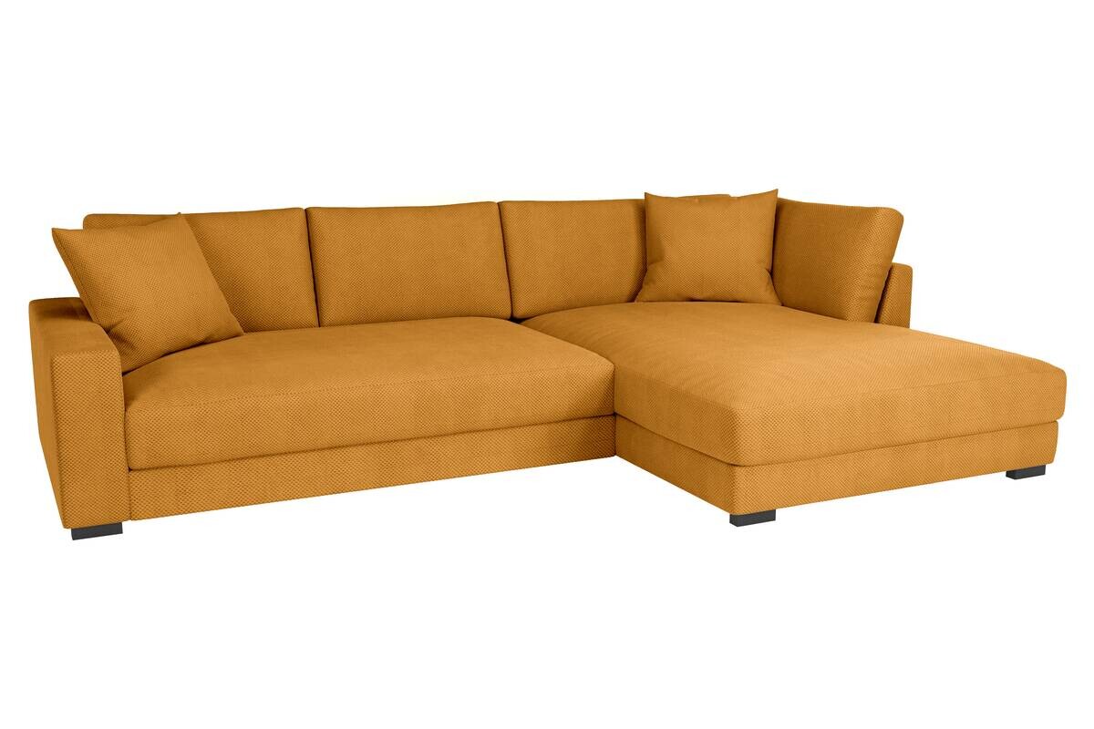 Ecksofa curry Microfaser B/H/T: ca. 300x83x190 cm Ecksofa curry Microfaser B/H/T: ca. 300x83x190 cm