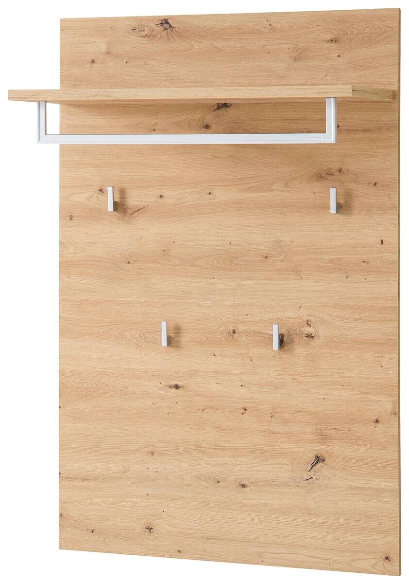 Garderobenpaneel Bari Eiche Artisan Nachbildung B/H/T: ca. 78x117x30 cm