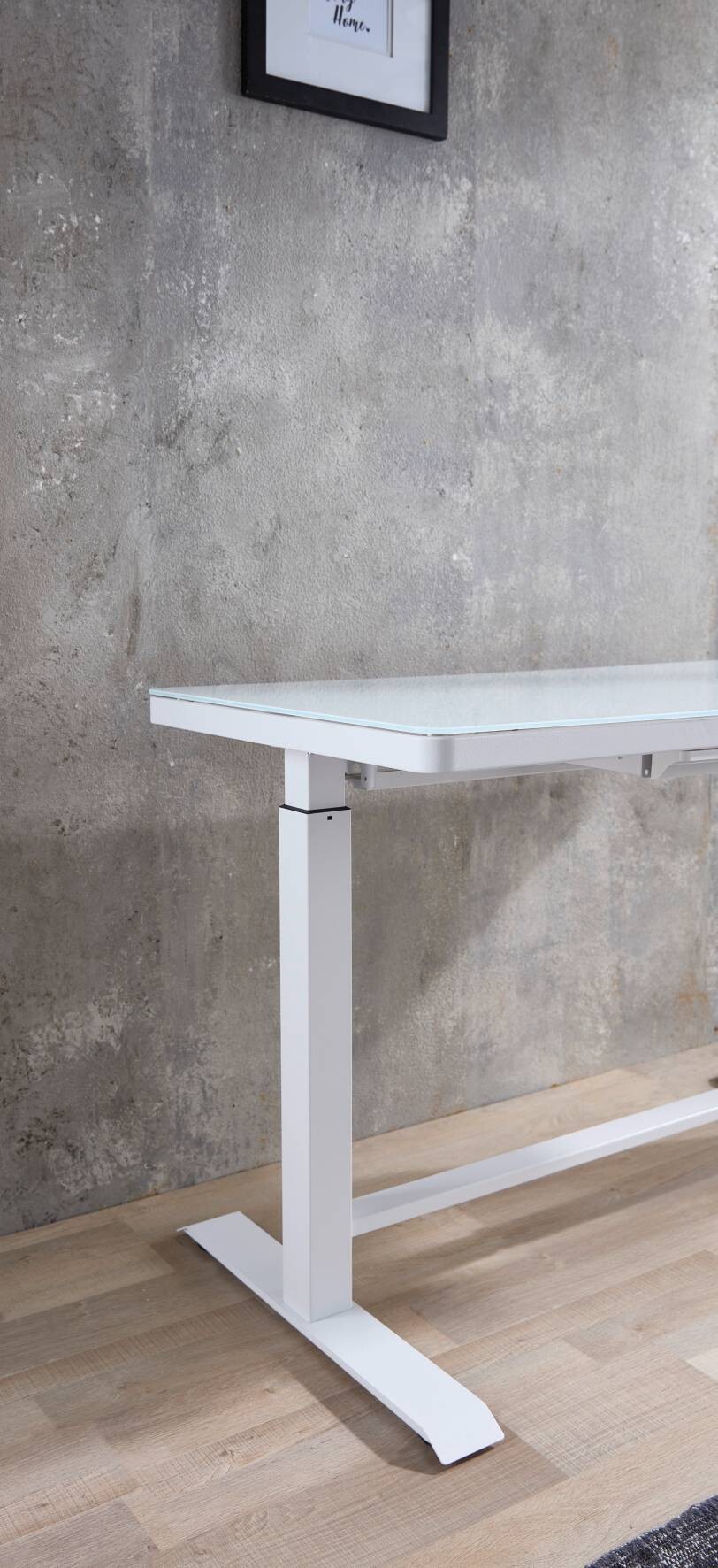 höhenverstellbarer Schreibtisch Lift4Home weiß B/H/T: ca. 120x72x60 cm