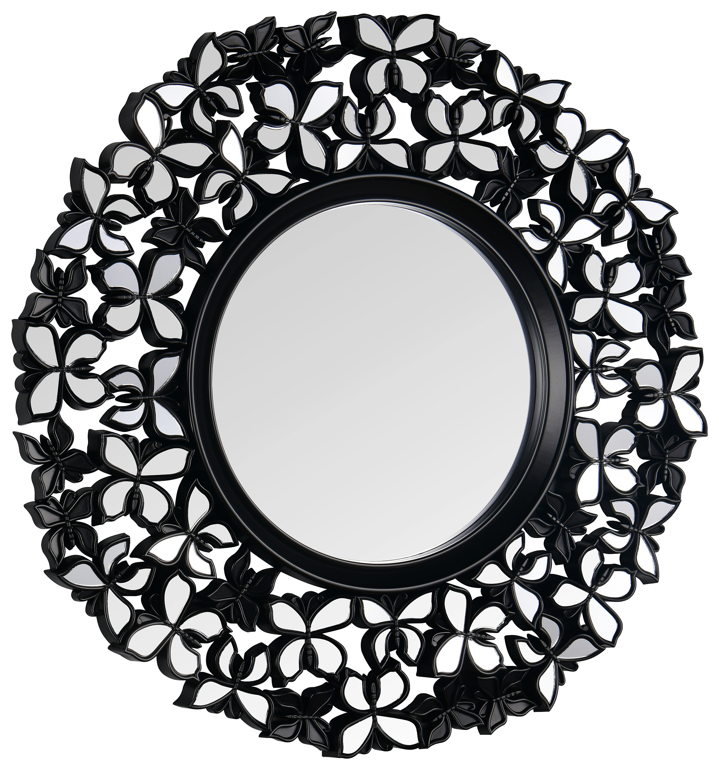 Dekospiegel Lou schwarz T/D: ca. 4x58 cm