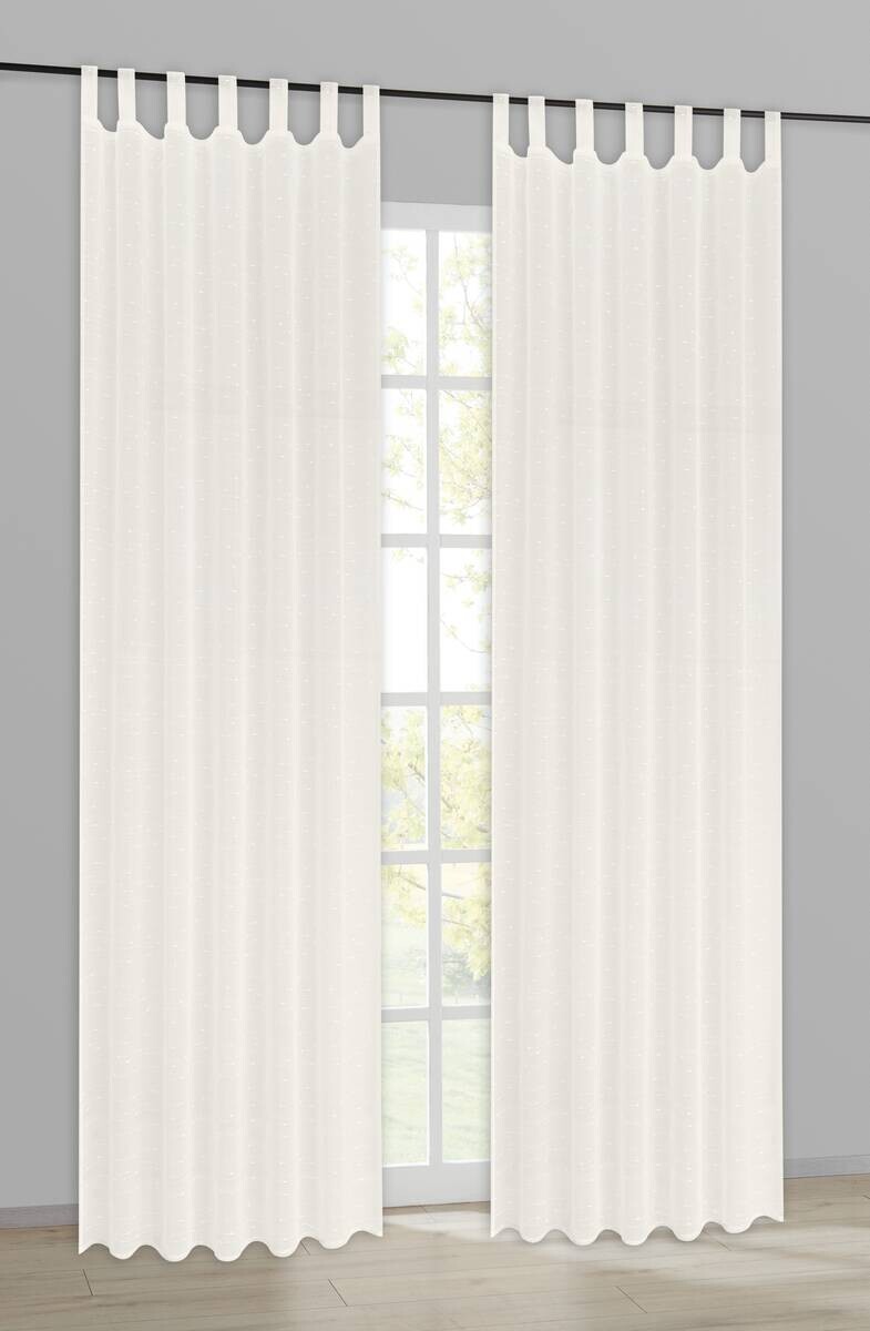 Kombivorhang Selma creme B/L: ca. 140x235 cm