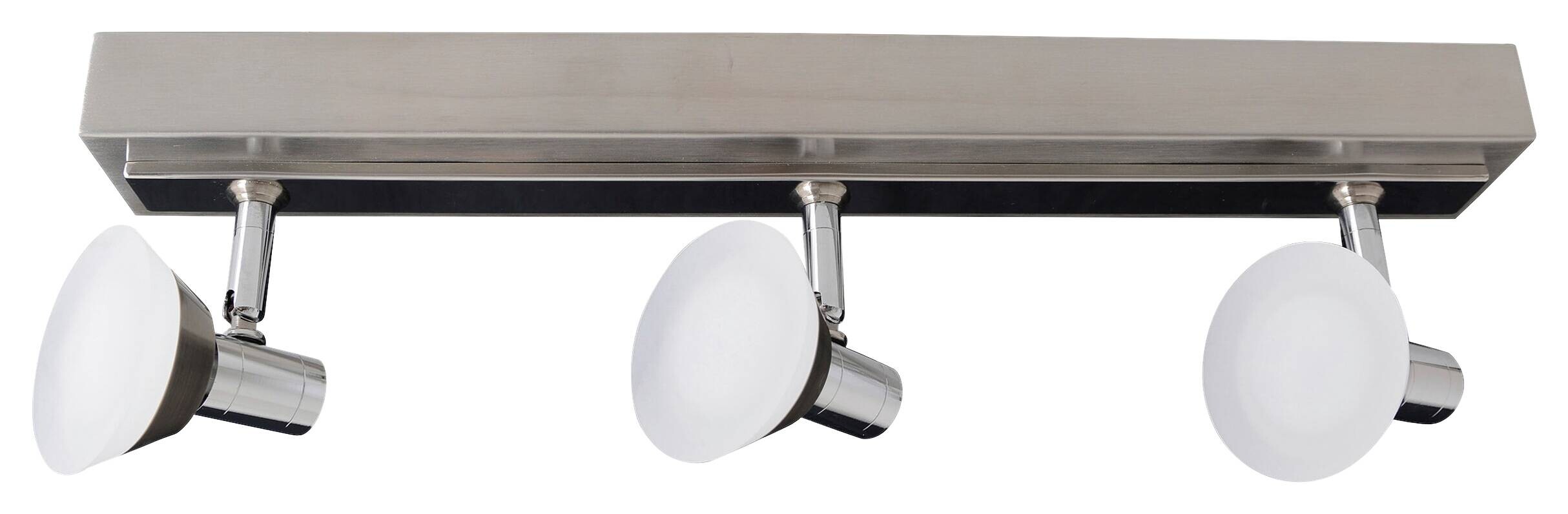 Näve Leuchten Spotleuchte 1226842 Chrom Glas Metall B/H/T: ca. 7,3x13,7x46 cm 3 Brennstellen