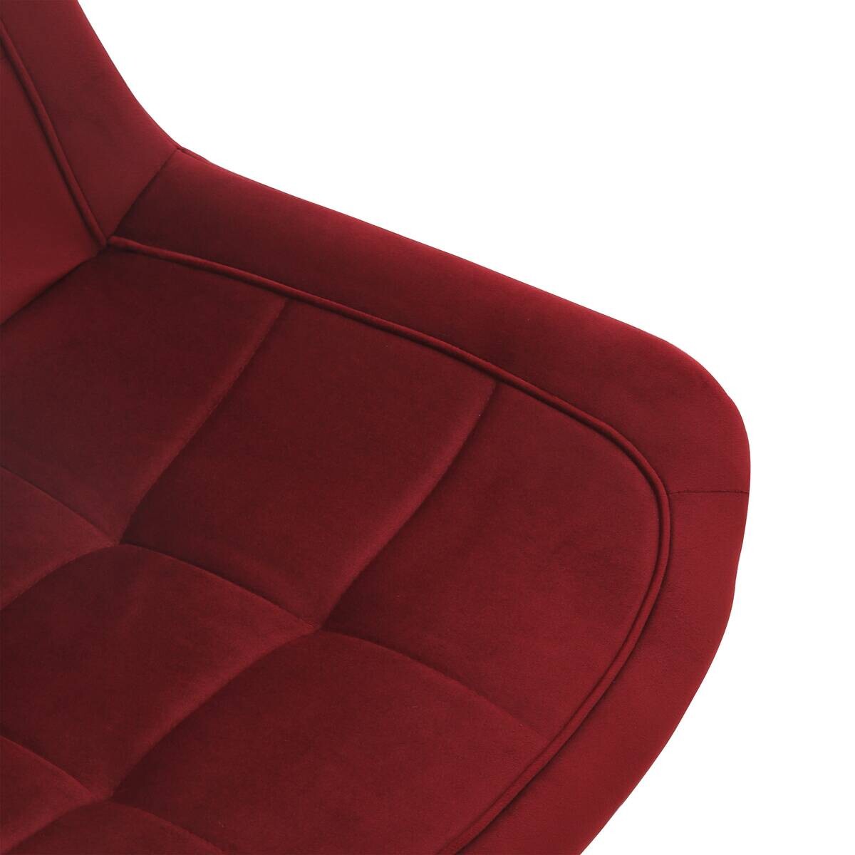 Stuhl KIRA bordeaux Samtoptik B/H/T: ca. 59,5x82,5x49 cm