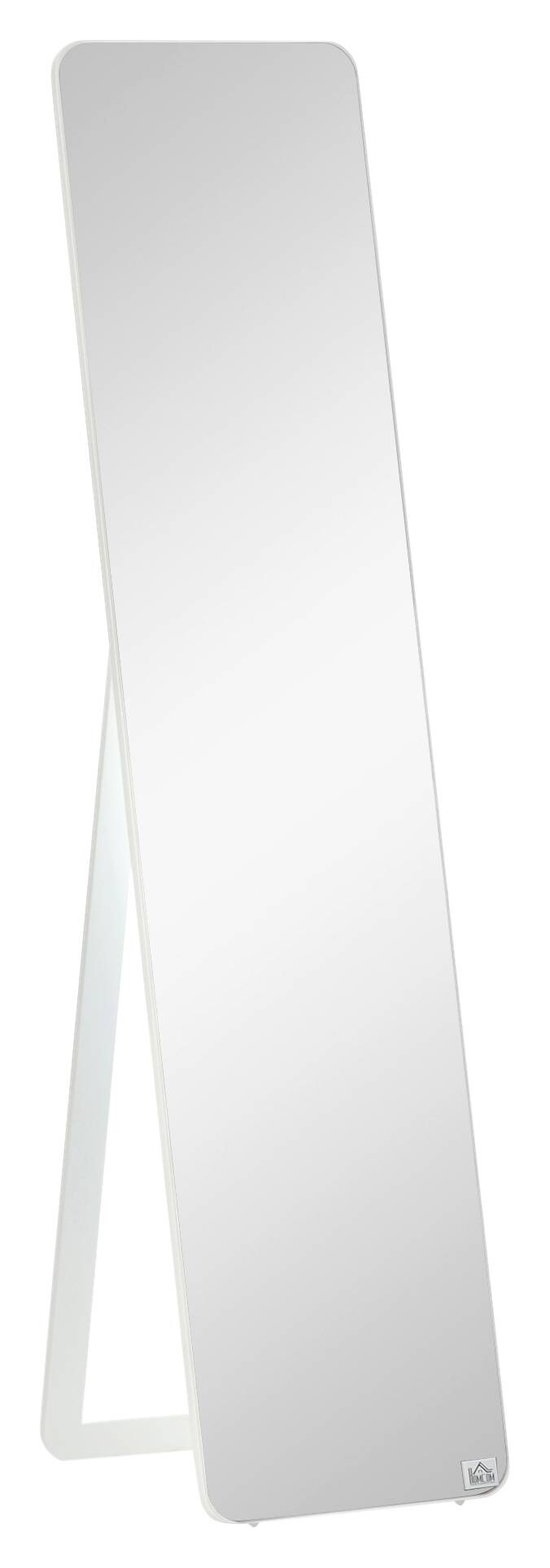 HOMCOM Standspiegel 831-390WT weiß Kiefer B/H/T: ca. 37x156x43 cm