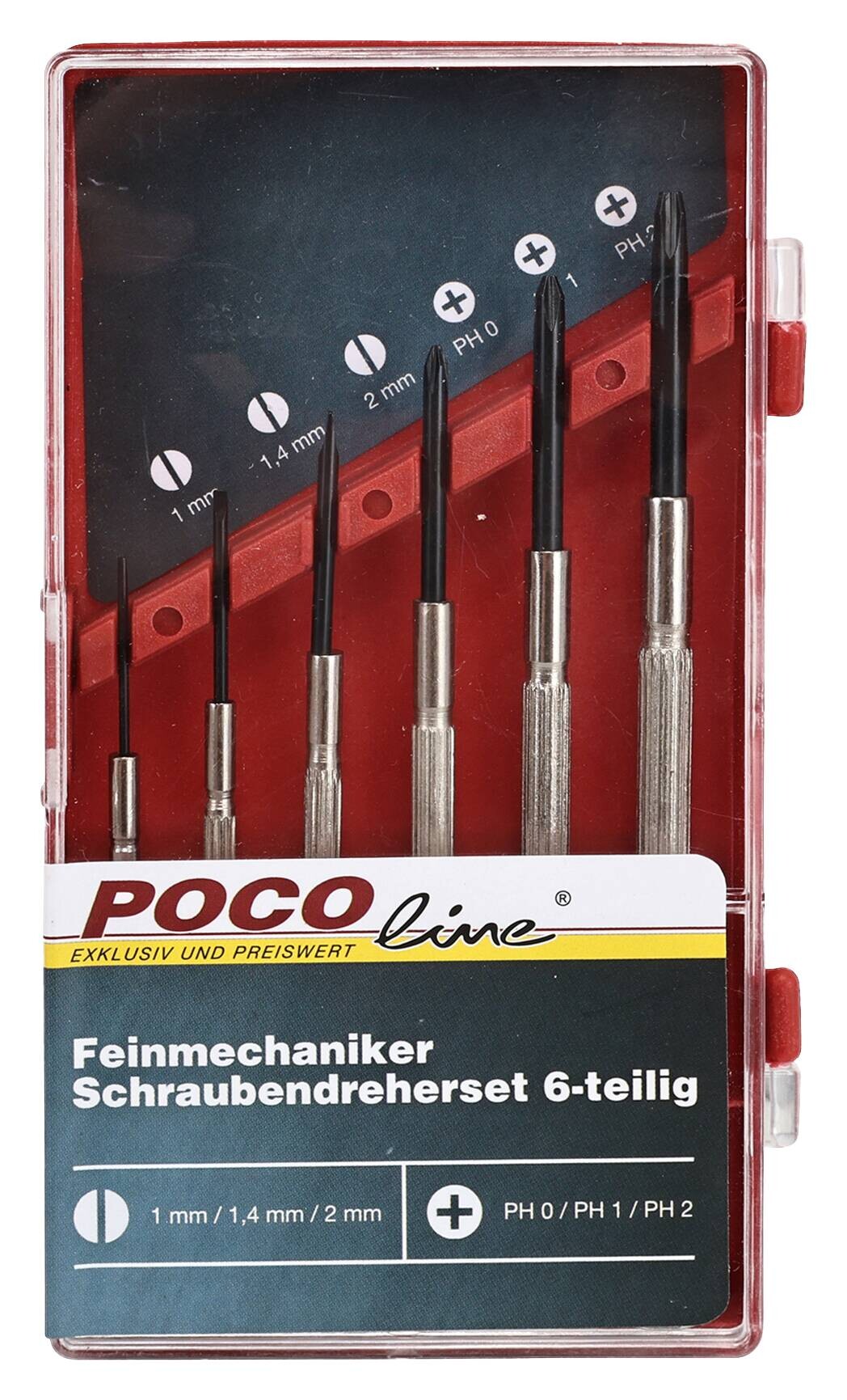 Feinmechaniker Schraubendreher Set 6 tlg.