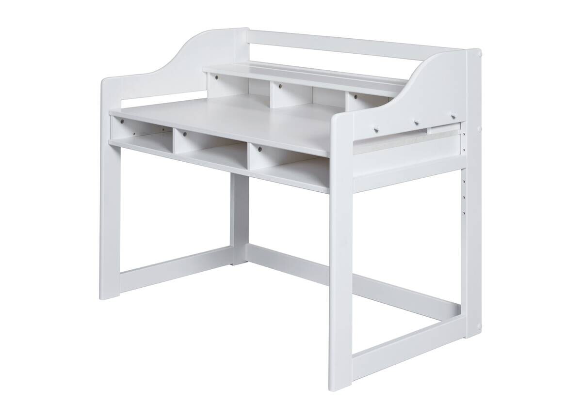 Kinderschreibtisch Kids Learning weiß lackiert B/H/L: ca. 68x91x112 cm