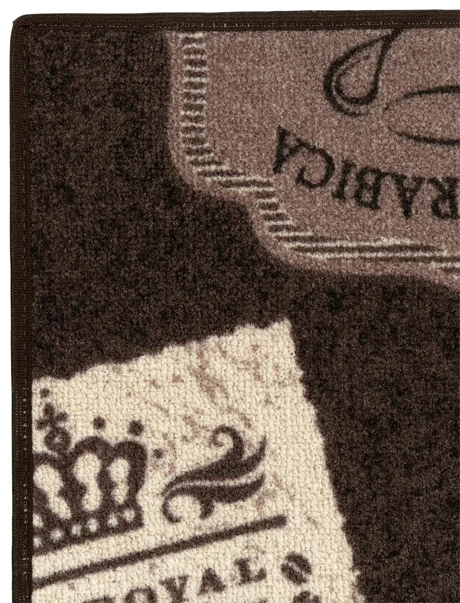 Küchenläufer Coffe Patterns braun B/L: ca. 67x180 cm