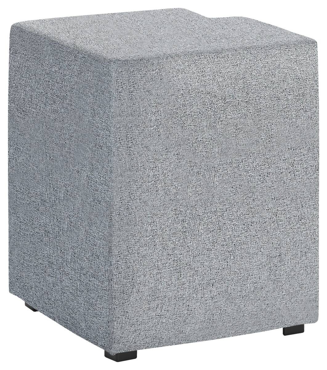 Nachtkonsolen Twins Silbergrau