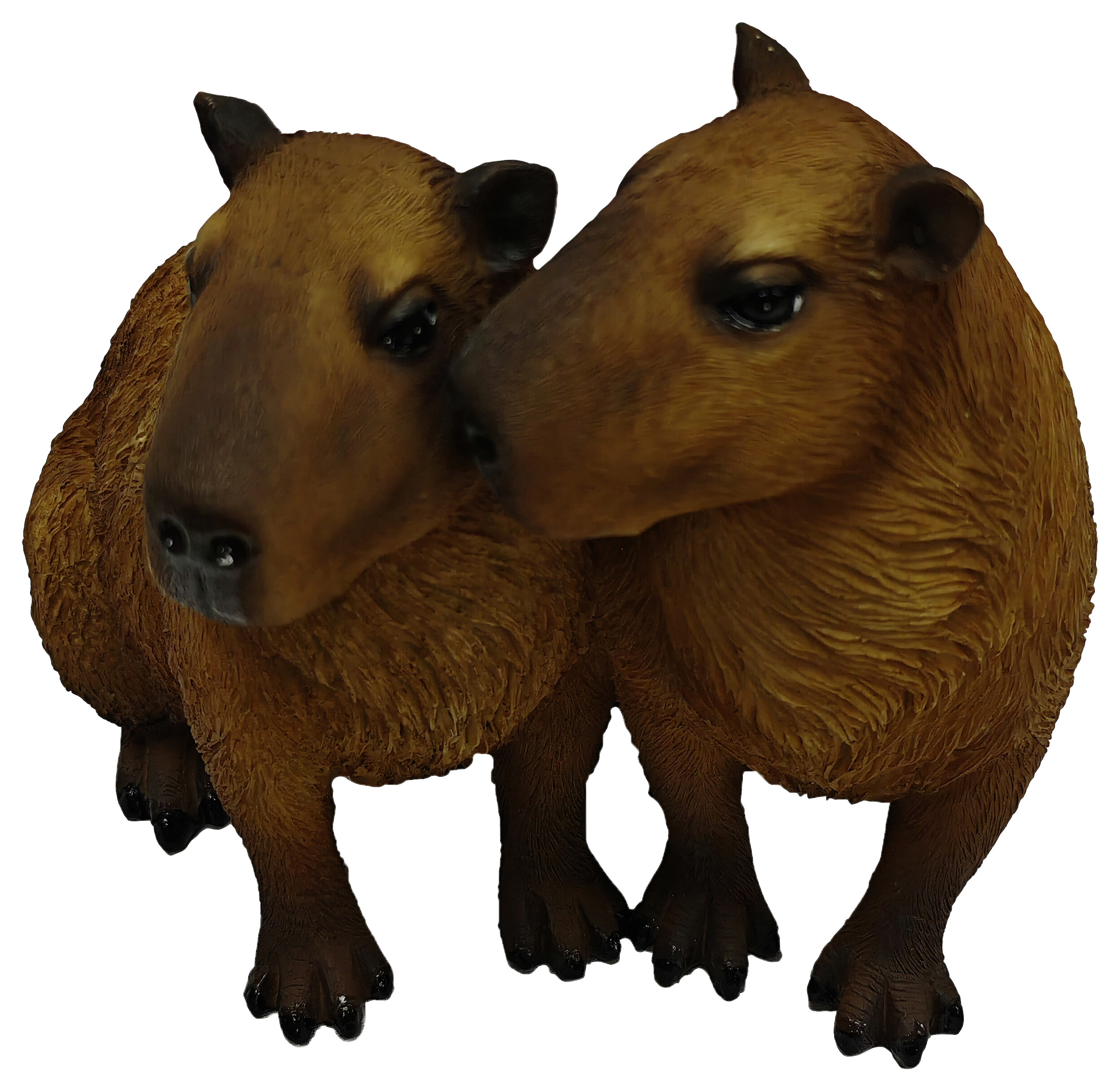 Dekorationsartikel braun Polyresin B/H/L: ca. 14x13x16 cm