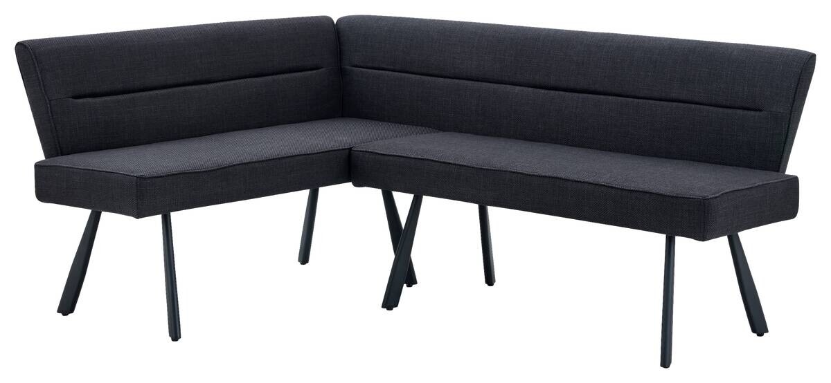 Eckbank Amilia anthrazit B/H/L: ca. 181x48x140 cm