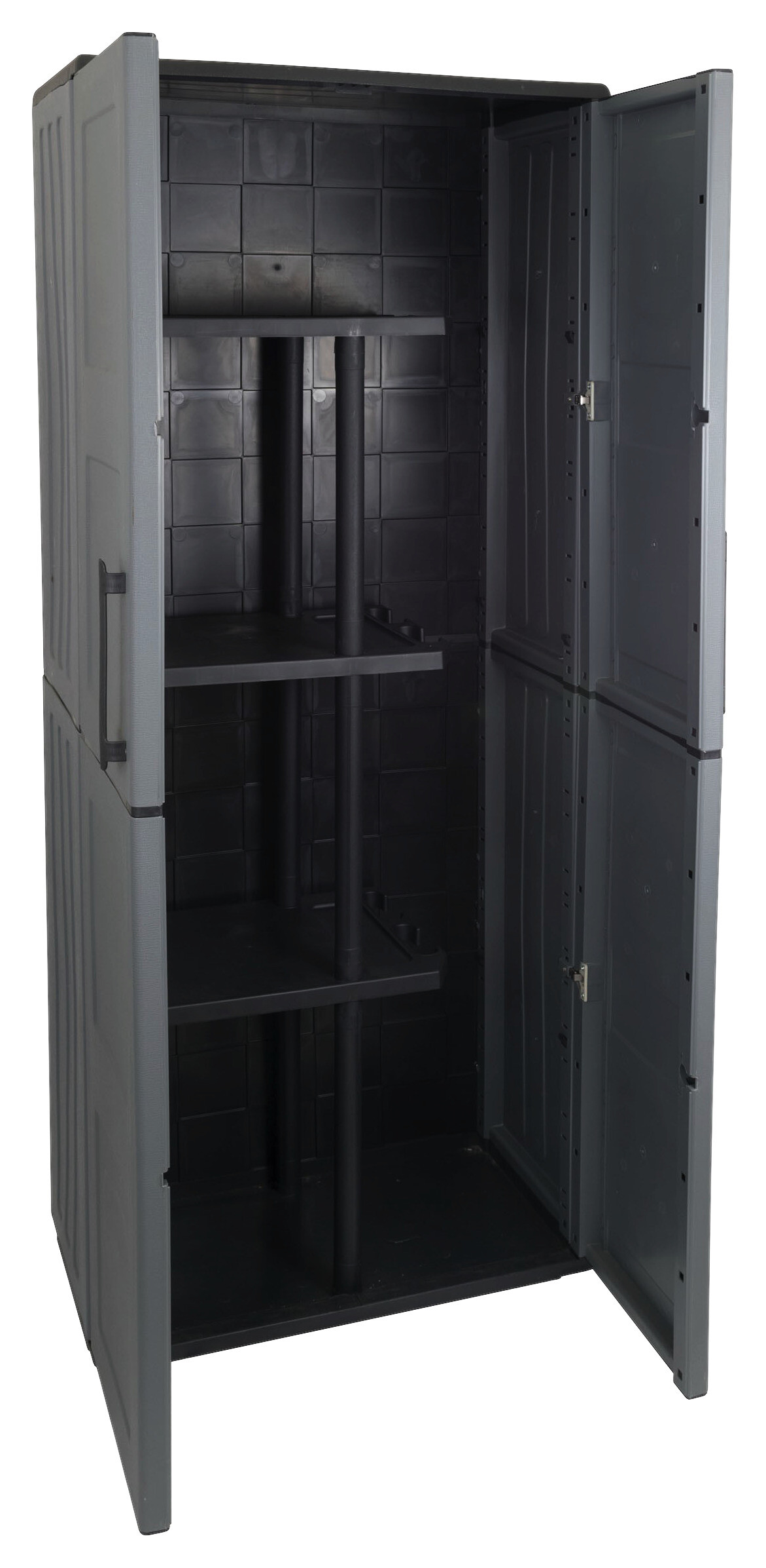 ArtPlast Kunststoffschrank Free dunkelgrau Kunststoff B/H/T: ca. 68x163x37 cm