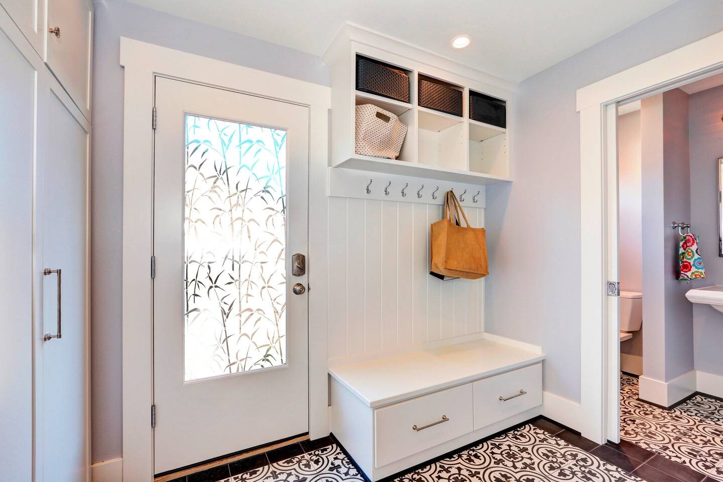 d-c-fix Fensterfolie Bamboo weiß transparent B/L: ca. 45x150 cm