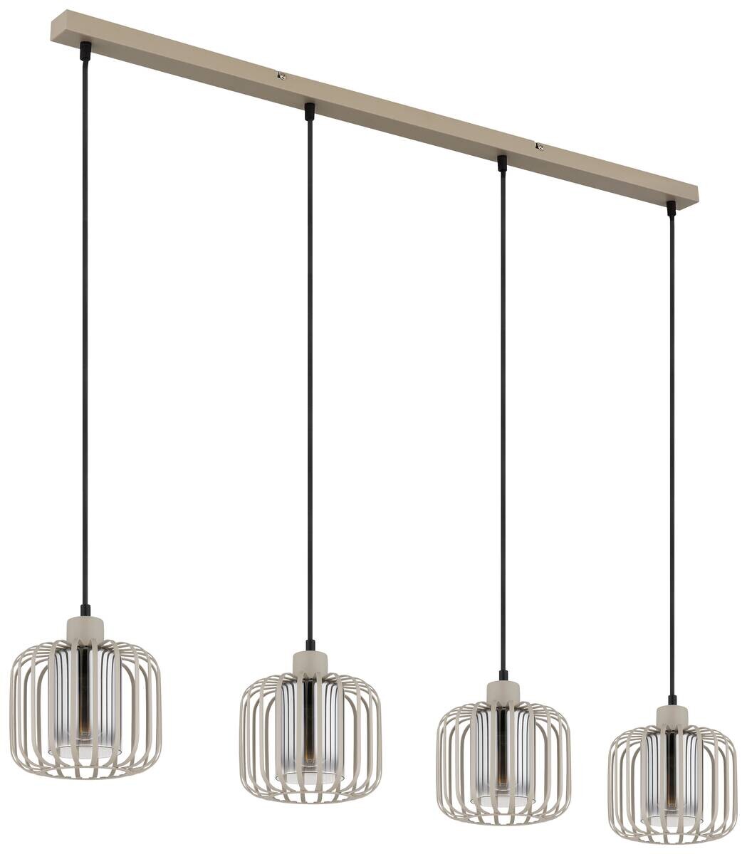 GLOBO Pendelleuchte Metall B/H/T/L: ca. 18x120x108x108 cm E27 4 Brennstellen