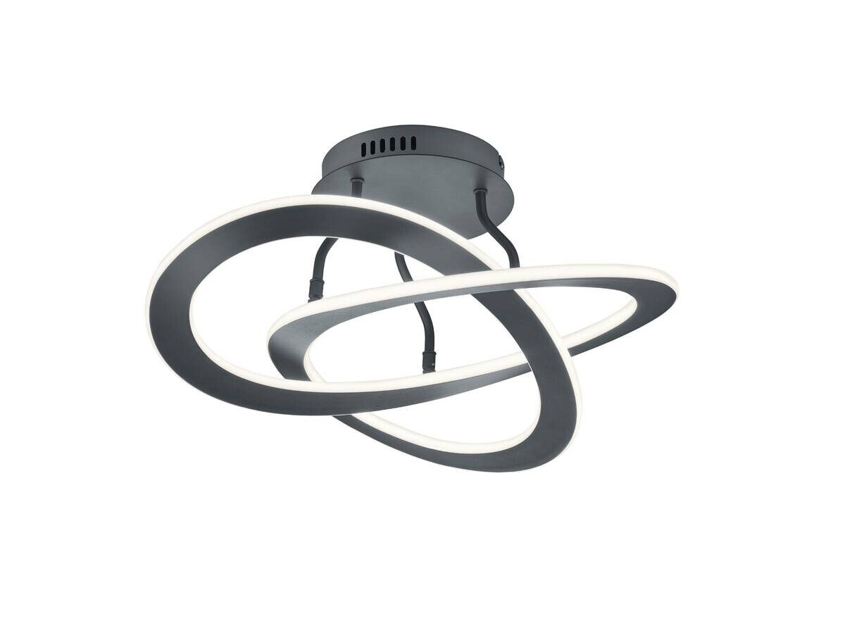 Reality LED-Deckenleuchte anthrazit Metall
