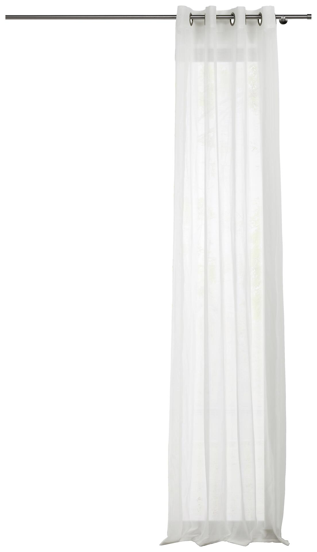 Ösenvorhang PURE weiß B/L: ca. 135x245 cm