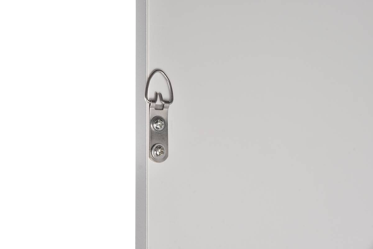 Rahmenspiegel Nadine grau silber Optik B/H: ca. 34x125 cm