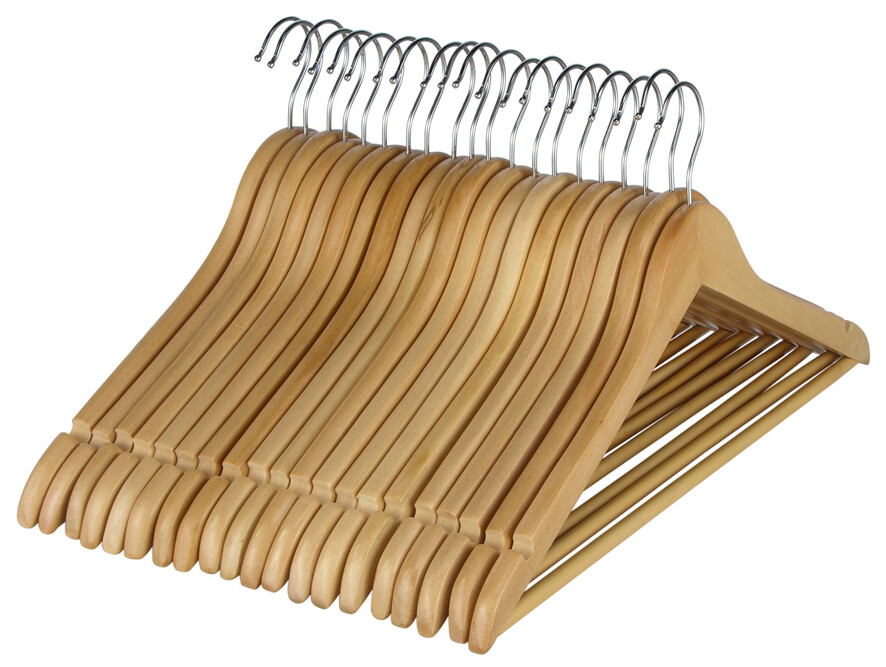 HI Kleiderbügelset natur Holz