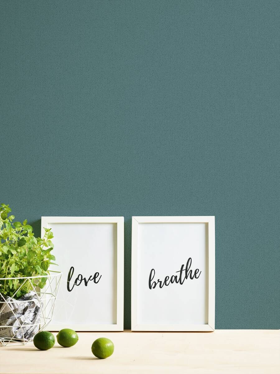 A.S.Creation Vliestapete Attractive 2 Uni blau B/L: ca. 53x1005 cm