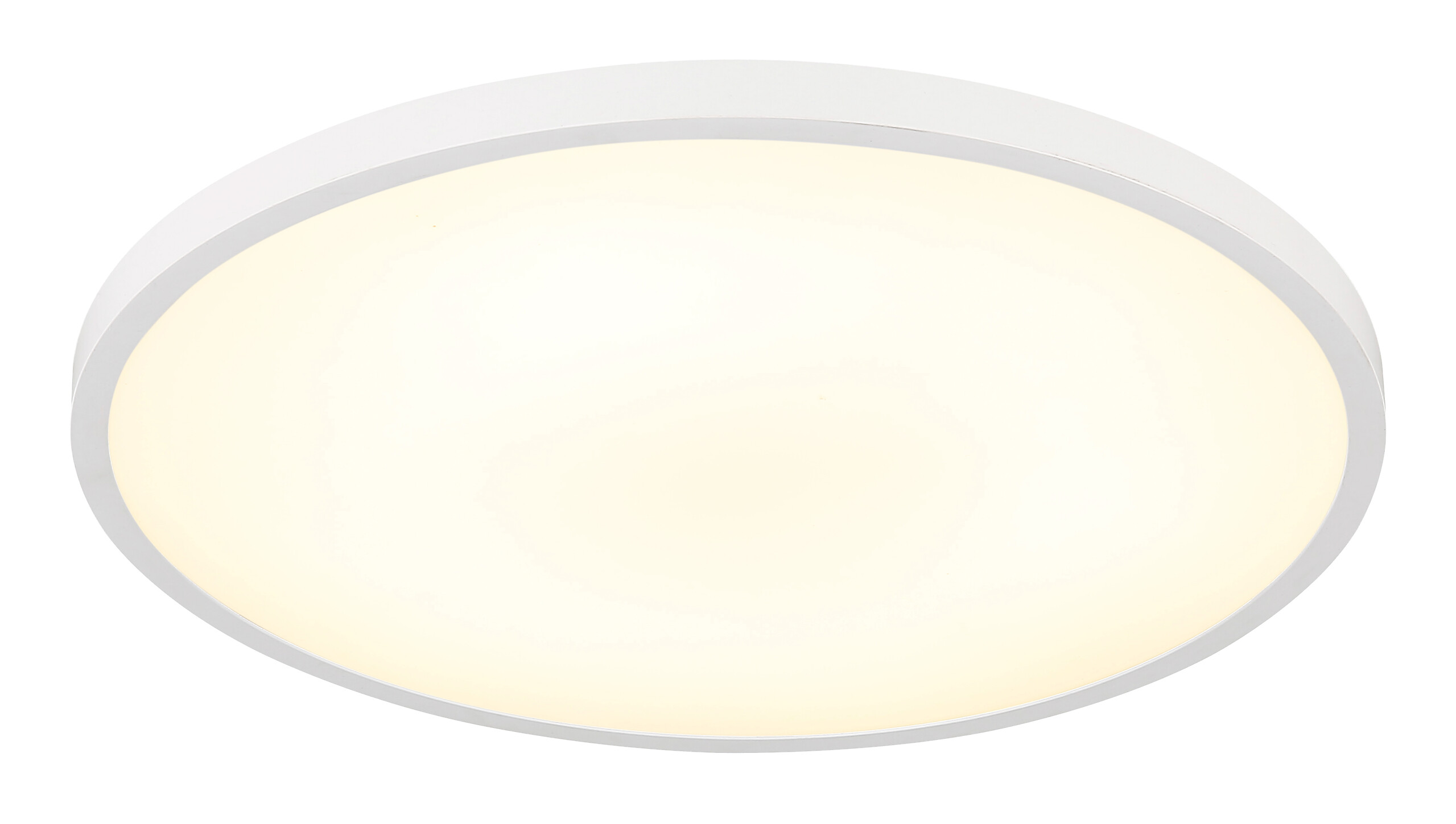 GLOBO Deckenleuchte Opal weiß Kunststoff H/D: ca. 3,5x30 cm 1 Brennstellen