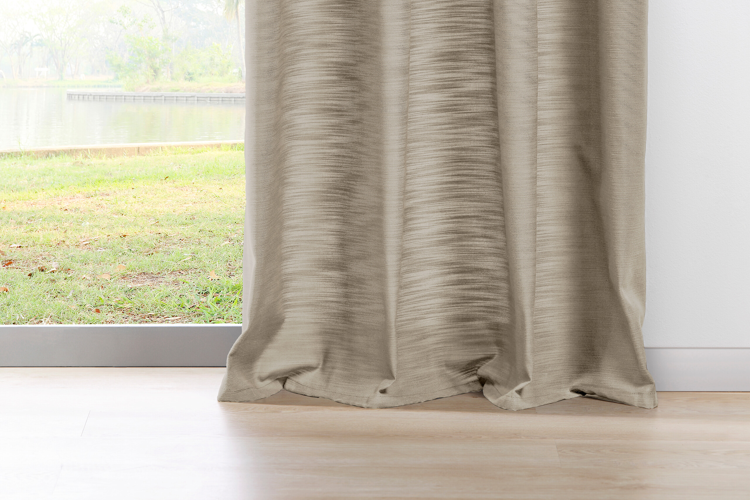 Ösenvorhang BALANCE beige B/L: ca. 135x245 cm