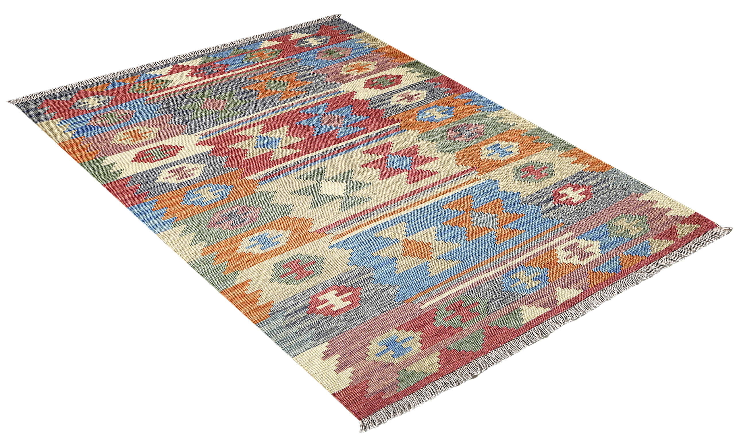 PersaTepp Teppich Kelim Gashgai bunt B/H/L: ca. 104x1x153 cm