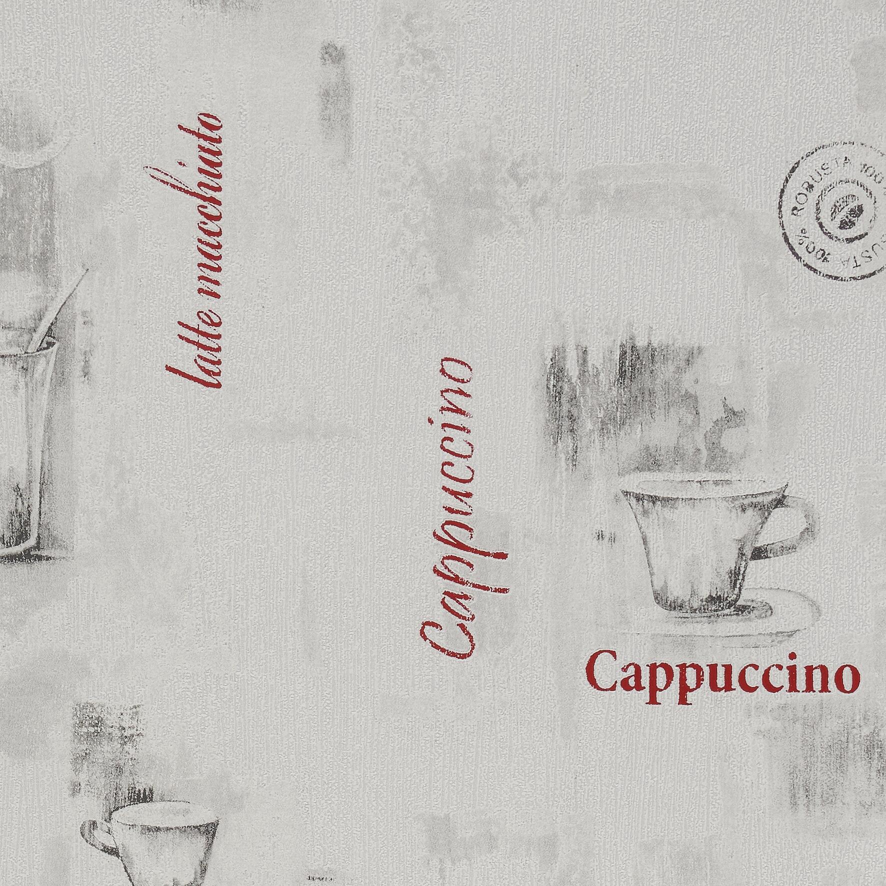 Vliestapete Kaffee grau B/L: ca. 53x1005 cm