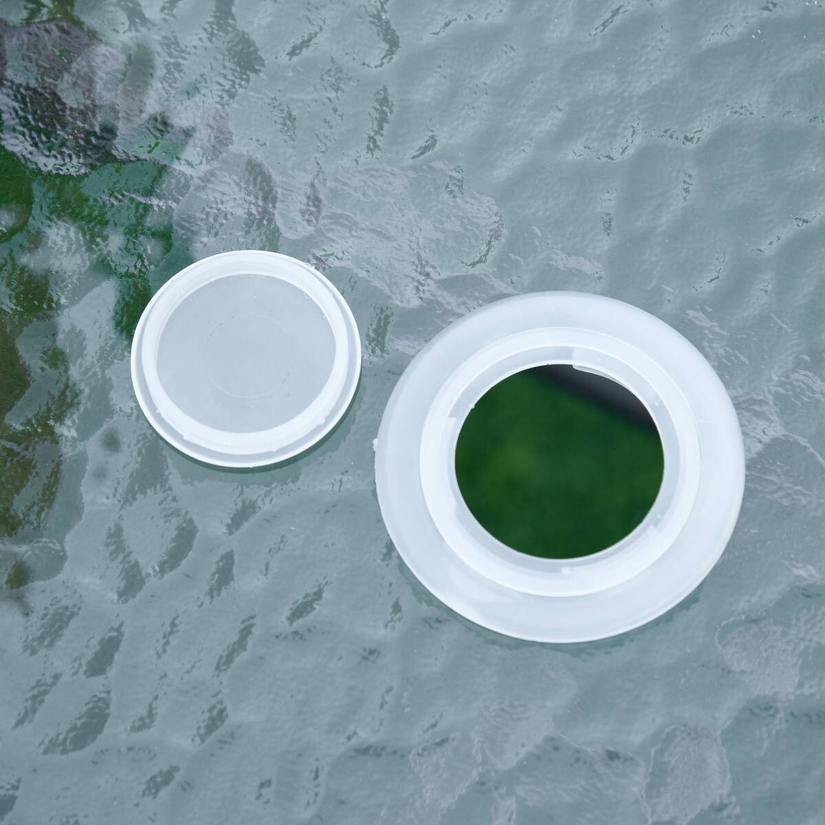 Outsunny Gartentisch grau Glas B/H/L: ca. 80x70x120 cm