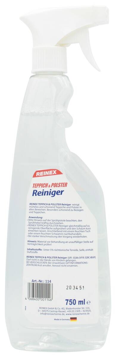 Reinigungsartikel Teppich & Polster,ca. 750ml Reinigungsartikel Teppich & Polster,ca. 750ml