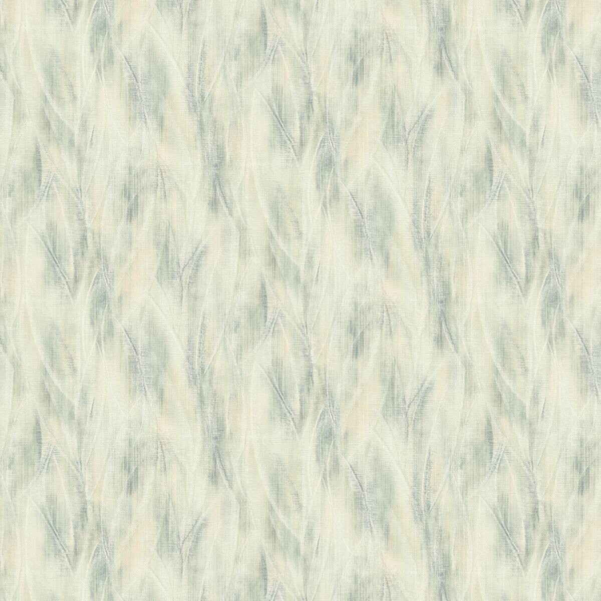 Vliestapete Wellen grün cremeweiß B/L: ca. 53x1005 cm